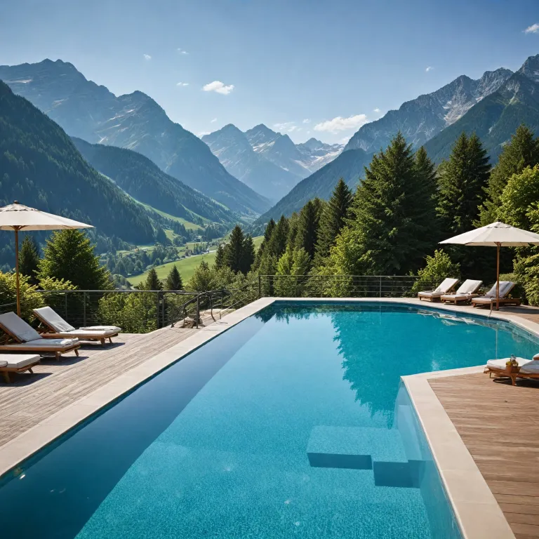 Hotels with panoramic pools in the Austrian Alps: luxury, relaxation, and breathtaking views