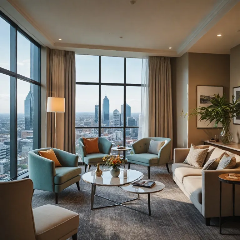 Elegant stays in Perth CBD: interconnected rooms for families and groups